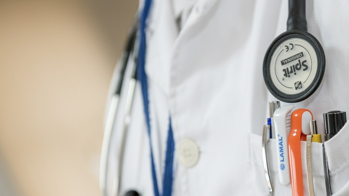 Close up of medical outift